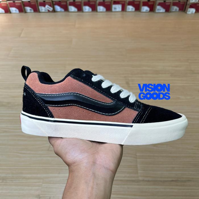 Sepatu Vans KNU Skool X Disney 100TH Scar Black Brown Original 100%