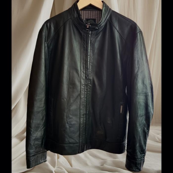 JAKET KULIT DOMBA ASLI ICINOO ORIGINAL SECOND