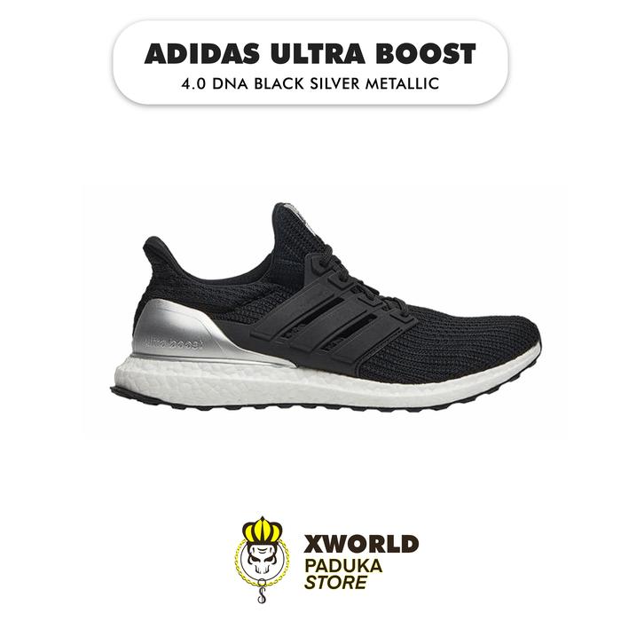 Adidas Ultra Boost 4.0 DNA Black Silver Metallic - BNIB
