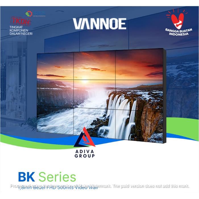 VANNOE VN-VD49-CK Video Wall 49 Inch Bezel 3,5 mm