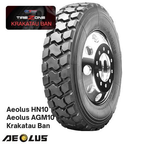 Ban crane 12.00 R20 Aeolus AGM10 HN10 ban truck 1200 20 ban 12.00R20 berikut ban dalam dan ban perut