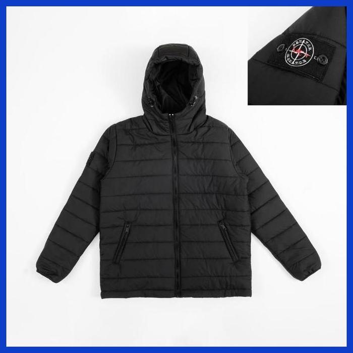 Equator Puffer Jaket Hitam Dof Busa Tebal Murahh
