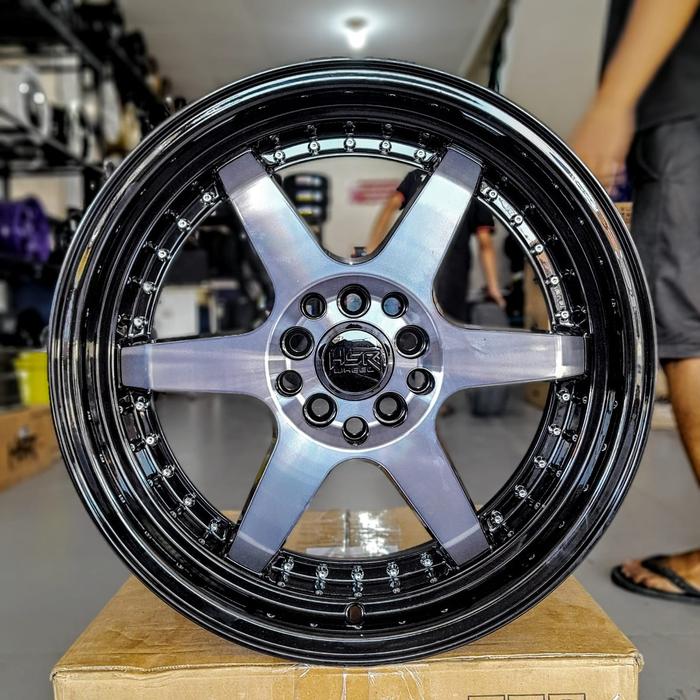 VELG MOBIL CELONG HSR RING 17 BORGO H10X100-114,3 LEBAR 75/85 VELG MODEL TE37 CELONG