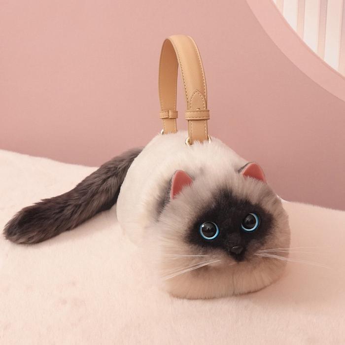 TAS KUCING PREMIUM VIRAL/TAS VIRAL MODEL KUCING kekinian/TAS IMUT/TAS LUCU/SLING BAG KUCING/TAS KUCI