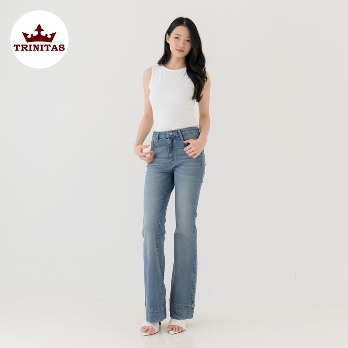 trinitas jeans stretch Aine cutbray highwaist