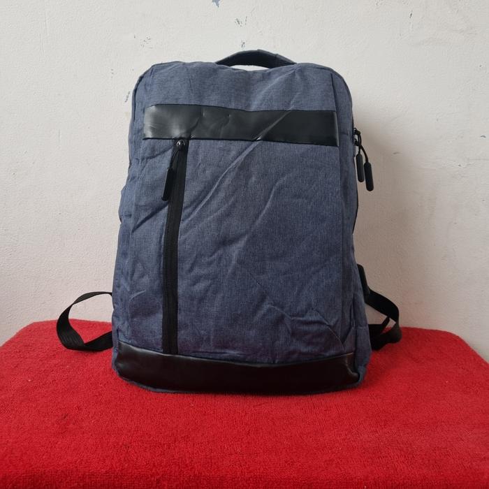 TAS RANSEL PRIA WANITA SECOND IMPORT BLUE JEANS