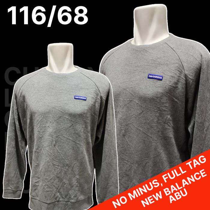 Sweater Abu New Balance Original/Crewneck Abu New Balance/CN Abu,Bekas