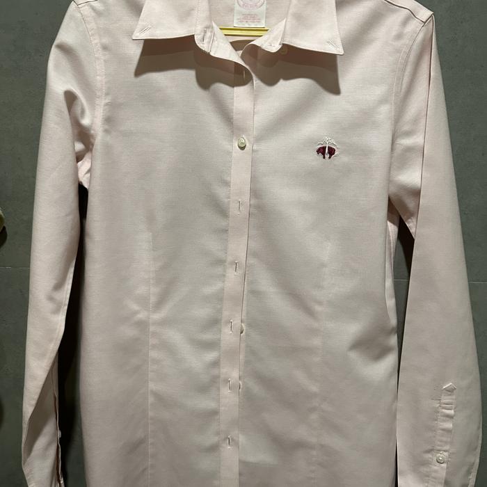 Kemeja brooks brothers wanita woman shirt pink long sleeve