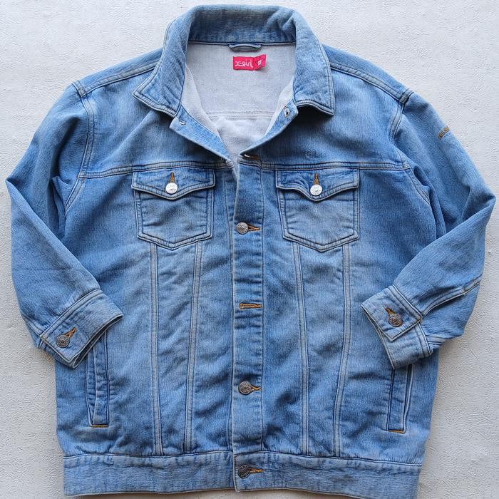 trucker jacket denim XGIRL original not uniqlo pullnbear gap lee