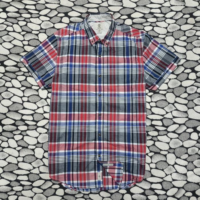 kemeja timberland ss slimfit original size L