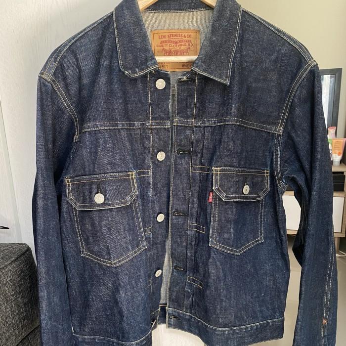 Vintage Levis 507xx Big E Selvedge Type 2 Denim Jacket Made in Japan
