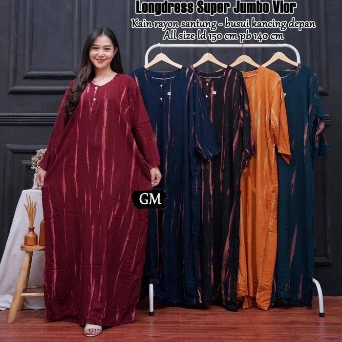 DASTER PANJANG SUPER JUMBO LENGAN PANJANG OVERSIZE LD 150++