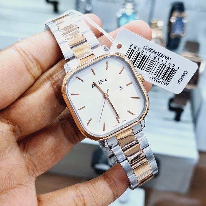 JAM TANGAN WANITA ALBA AH7BZ0X1 AH7BZ0 SILVER ROSEGOLD ORIGINAL