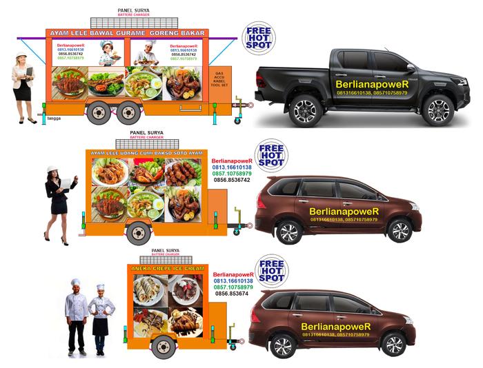WARUNG GEROBAK MINI CAFE TOKO KIOS FOOD TRAILER KOPI MAKANAN MINUMAN SNACK KUE BASAH KERING SOUVENIR