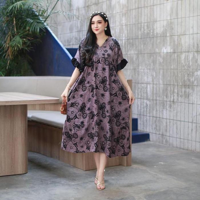 DASTER ANDIN ARAB TALITA DRESS LD 120 || RAYON SUPER GRADE A ORI || MODEL KANCING DEPAN BUSUI & BUMI