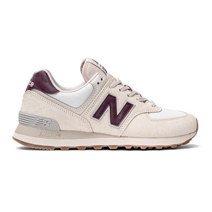 New Balance 574 Moonbeam Burgundy