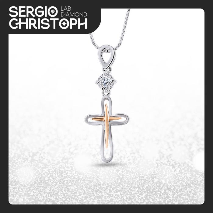 Liontin Berlian Wanita - Sergio Christoph Lab Diamond - LT04