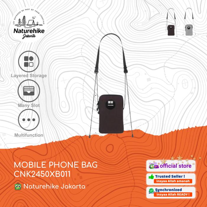 MOBILE PHONE BAG TAS SLING HP HANDPHONE TRAVELLING NATUREHIKE CNK2450XB011