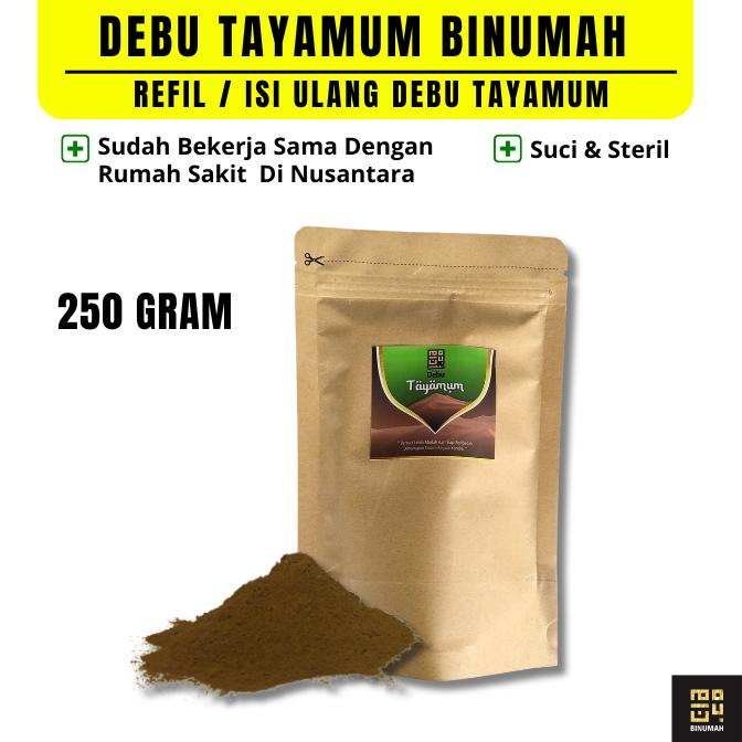 refil isi ulang debu tayamum 250gram
