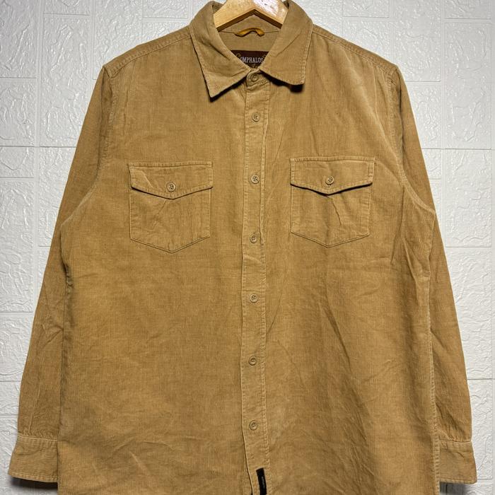 KEMEJA CORDUROY OMPHALOS XL SECOND THRIFT