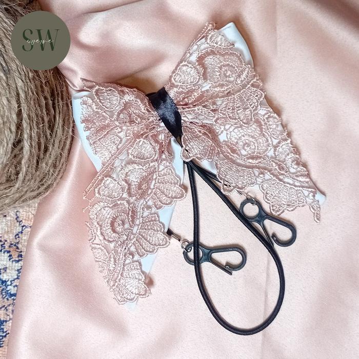 Strap Masker 2in1 Hijab / Strap Masker Pita / Starp Maker Renda