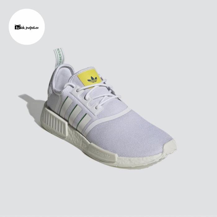Adidas Originals NMD R1 Cloud White Yellow Green