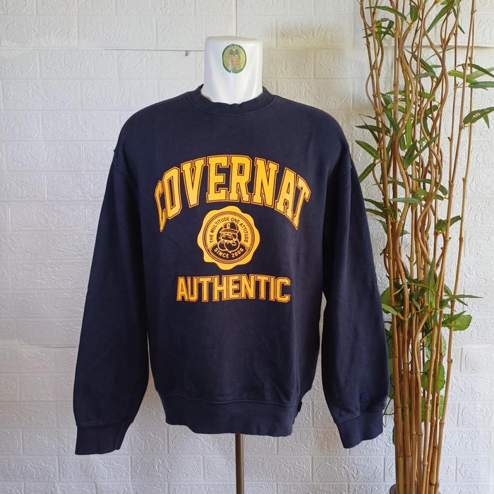 CREWNECK COVERNAT AUTHENTIC, SIZE XL (SECOND BRANDED) NAVY, PT209