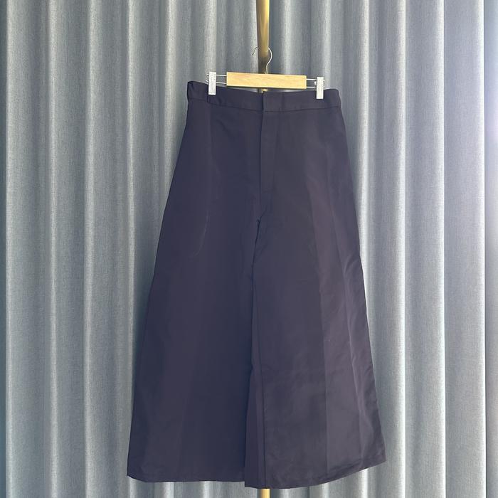 𝙋𝙍𝙀𝙇𝙊𝙑𝙀𝘿 Avgal Purple Long Cullotes High Waist Pants Satin Celana Kulot Oversized Fashion Wanita Bra