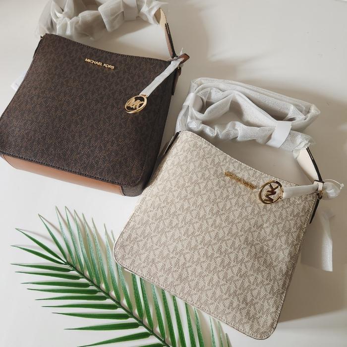 Jet Set Crossbody Messenger Sign Brown / Sign Vanilla