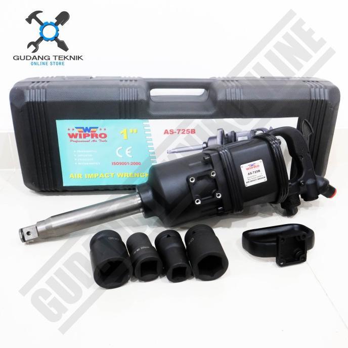 ** Alat Buka Baut Roda Truck Mobil 1 inch AS725B AS925 WIPRO / Air Impact Wrench Alat Buka Baut Angi