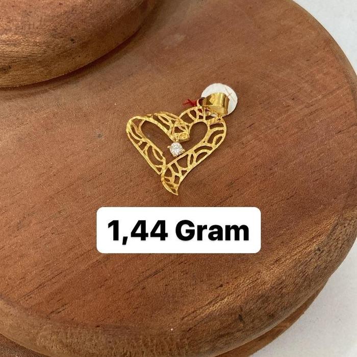 Liontin Rantai Kalung Emas 16K 1,44 Gram Liontin Emas
