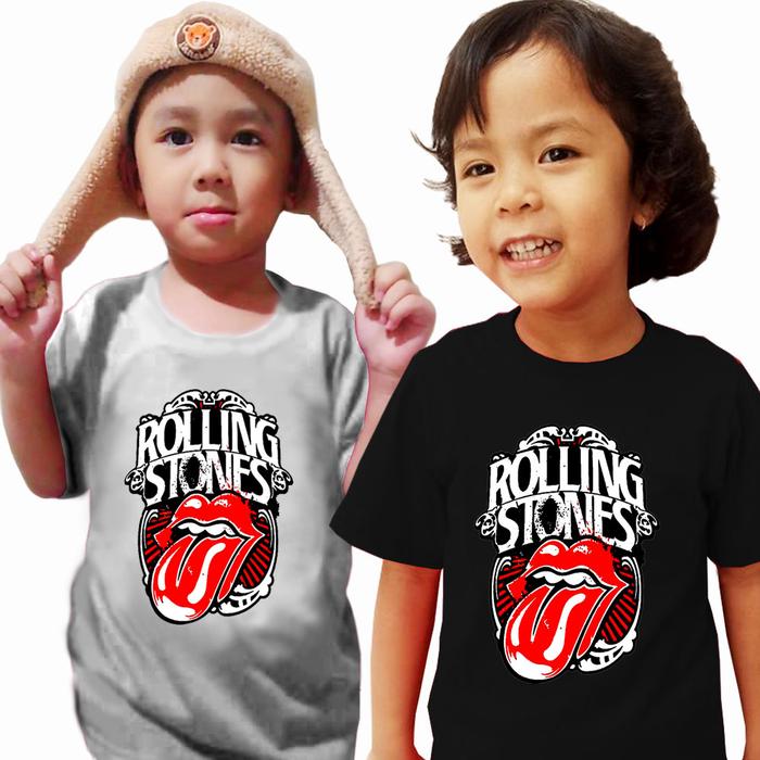 Kaos Unisex Anak Rolling Stones Logo A1