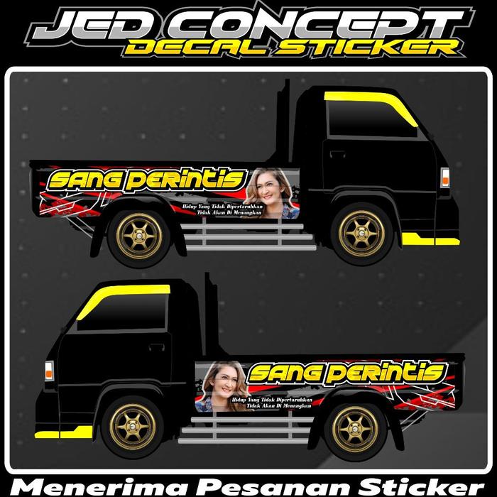 Decal Sticker Body Samping L300 Sang Perintis Nafa Urbach