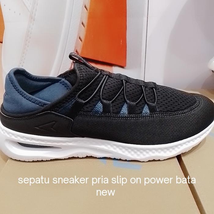 sepatu sneaker pria power bata original new