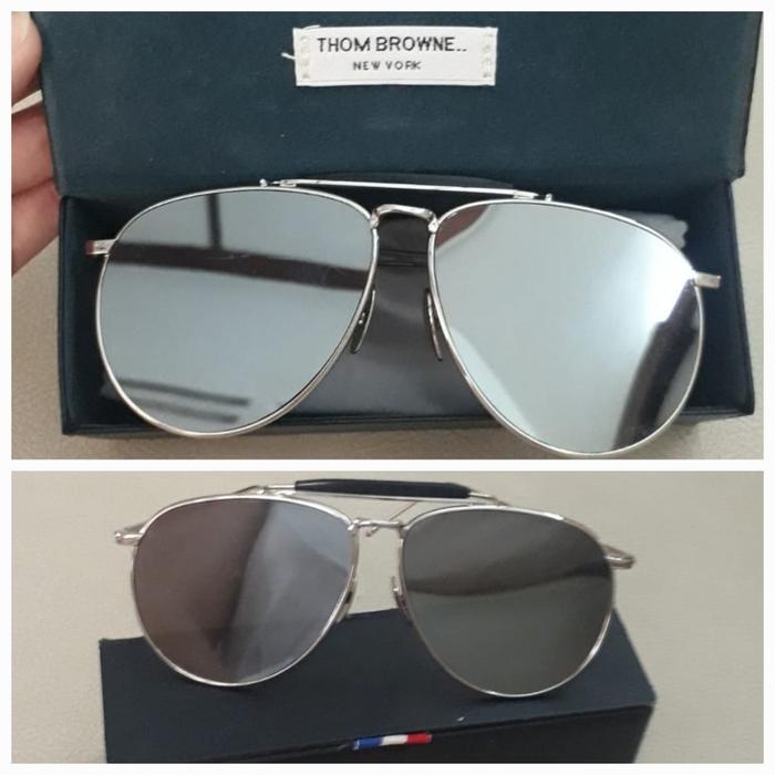 Kacamata Thom Browne Mirror silver