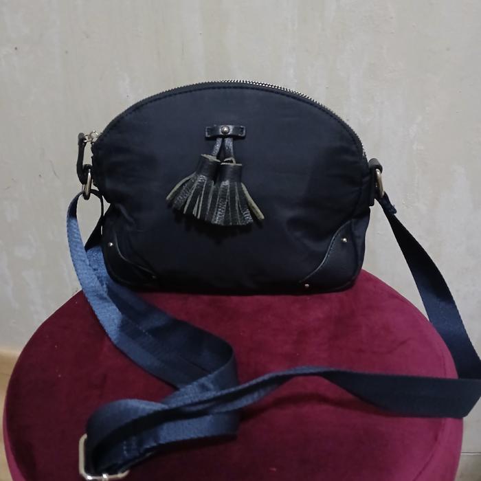 sling bag Omar shareef kulit asli mixnylon