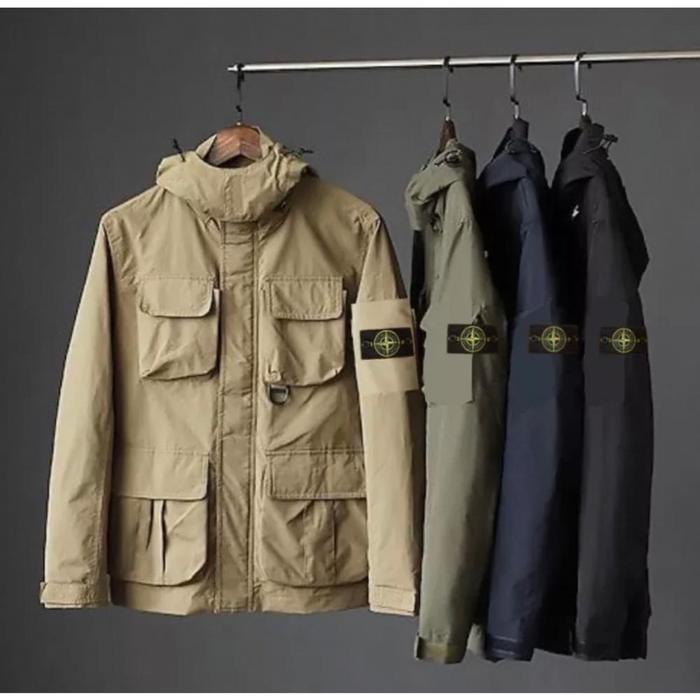 Jaket Parka Stone Premium / Parka Jacket Island / Jaket Pocket Bordir