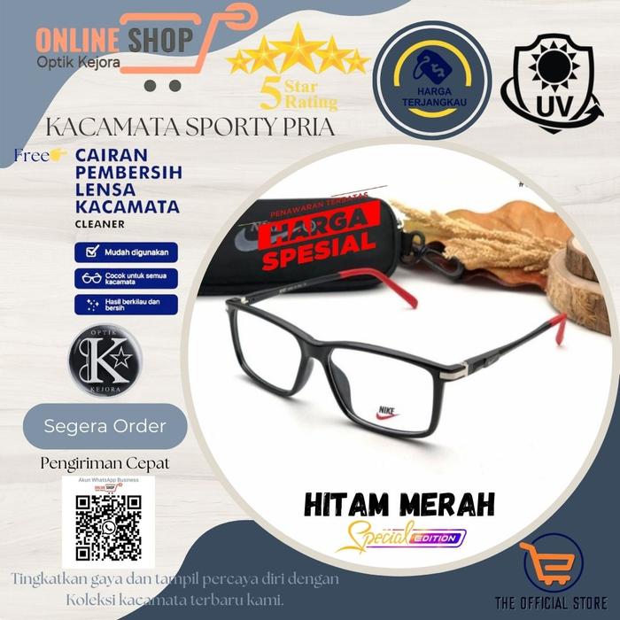 KACAMATA PHOTOCROMIC | KACAMATA PRIA SPORTY | FRAME NIKE 0528