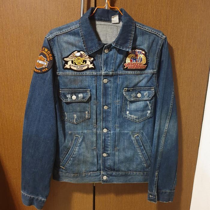 Jaket Jeans Denim Harley Davidson (ZARA)