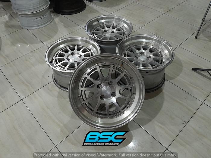 Velg Racing Celong Bekas R16 HSR Edo Pcd 4x100 Ring 16 Buat Yaris Jazz Mobilio Jazz Calya Vios Sirio