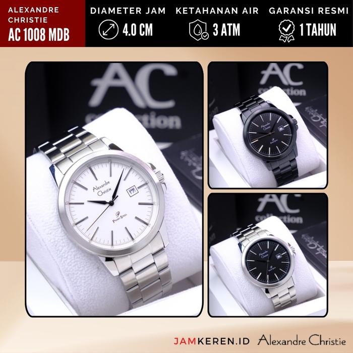 Jam Tangan Pria Alexandre Christie 1008 AC1008 AC 1008 MD Original