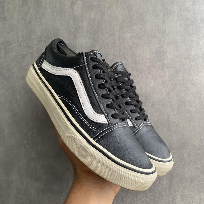 Sepatu sneakers Vans old school leather ORIGINAL second/bekas/thrift/preloved