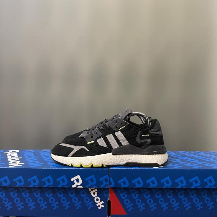 41 - Sepatu Adidas Bekas Second Adidas Nite Jogger Core Black Bekas Second