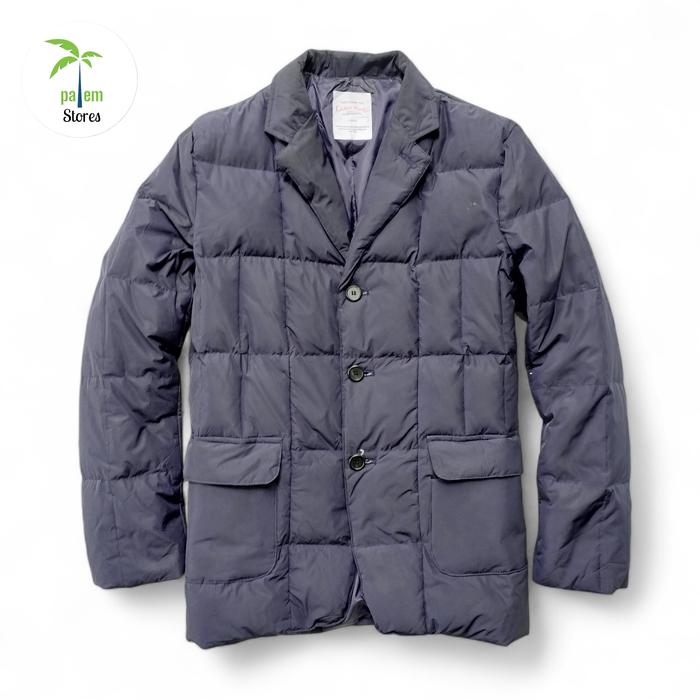 Down Blazer warna Navy Lisbon Market