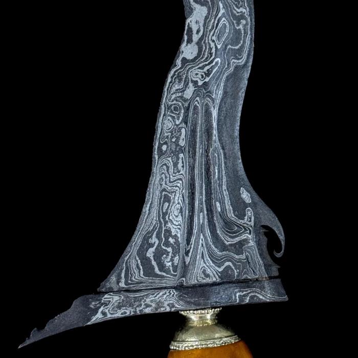 Keris Sengkelat Tangguh Pajang Pamor Udan Mas Tiban TUS Kuno Langka!!