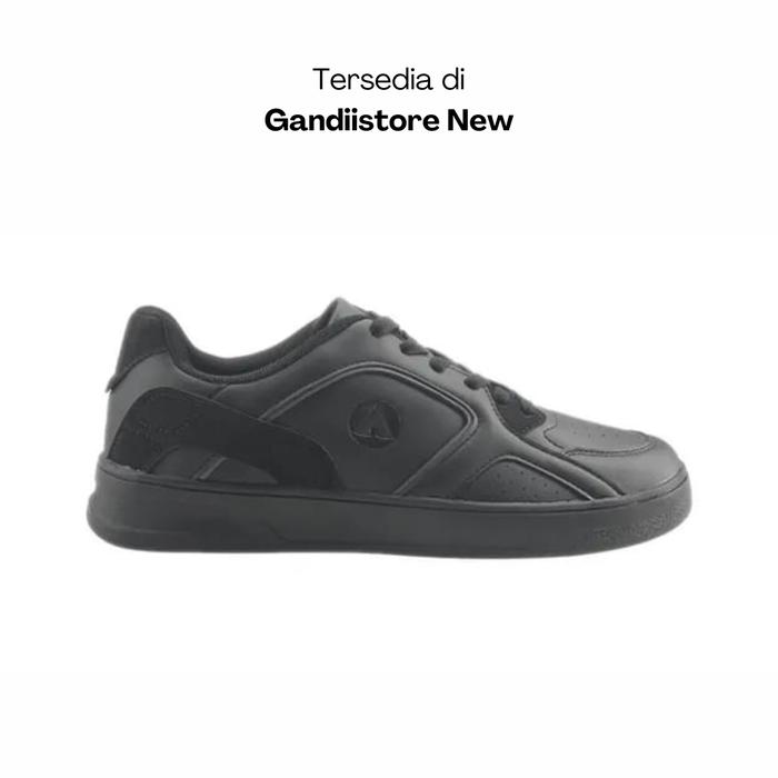 Sepatu Sneakers Pria Airwalk Balkis AIWXF240508B Full Black Men BNIB