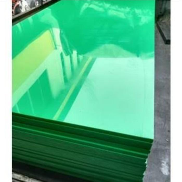 PE 1000 hijau sheet (UHMWPE)lembaran 12mm 1m x 2 meter