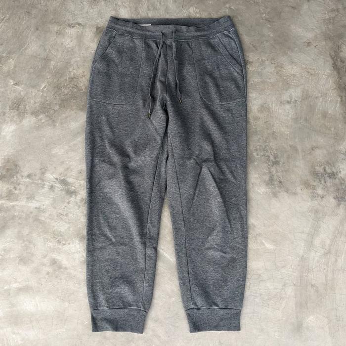Celana Jogger Pria Uniqlo Dark Misty Original Size 31-32