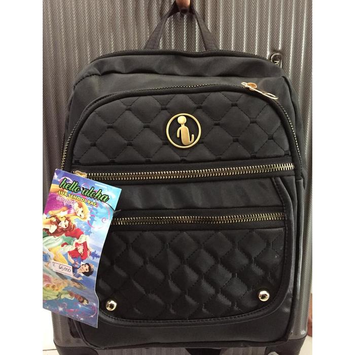 Tas ransel Polo Diplomat i hitam emas