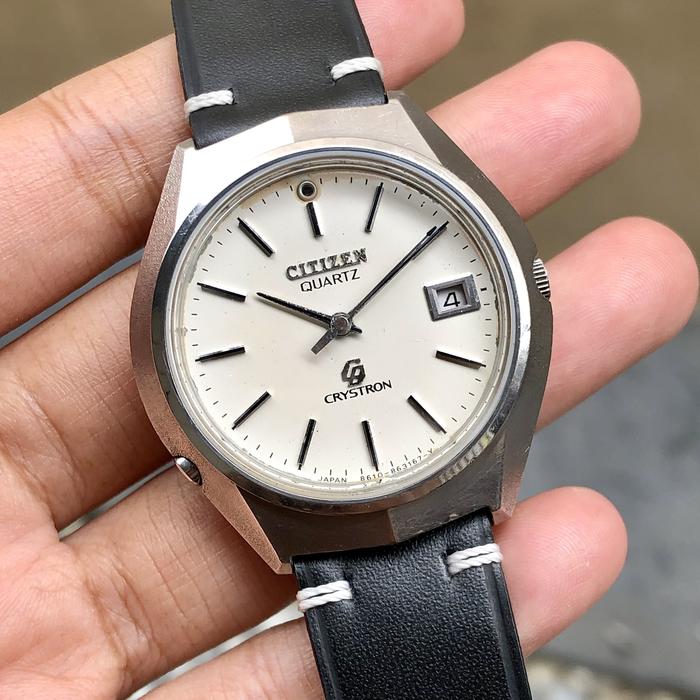 Citizen Quartz Crystron Date 8610